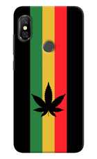 Weed Flag Redmi Note 6 Pro Hard Case Back Cover by Casekaro