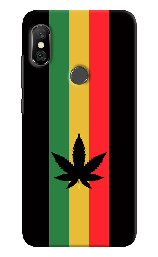 Weed Flag Redmi Note 6 Pro Hard Case Back Cover by Casekaro