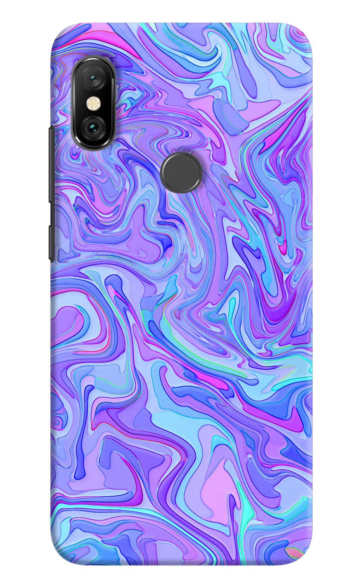 Glitter Redmi Note 6 Pro Hard Case Back Cover by Casekaro