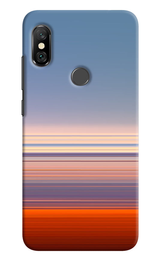 Morning Colors Redmi Note 6 Pro Hard Case Back Cover by Casekaro