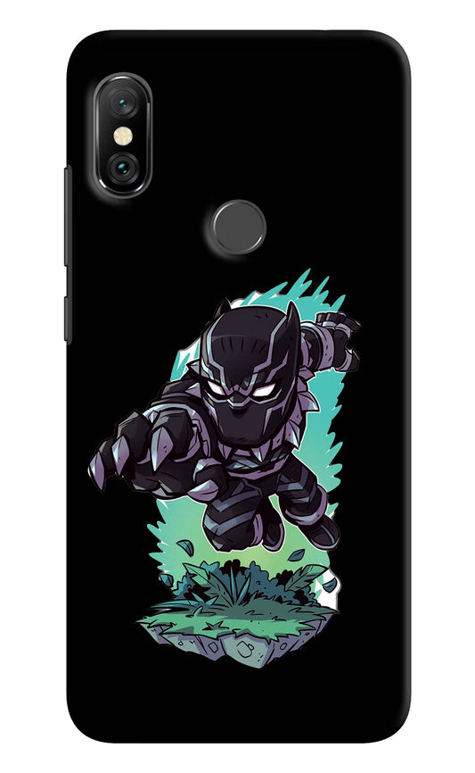 Black Panther Redmi Note 6 Pro Hard Case Back Cover by Casekaro