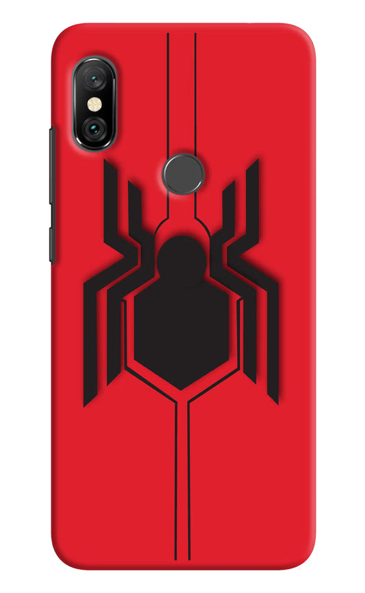 Spider Redmi Note 6 Pro Hard Case Back Cover by Casekaro