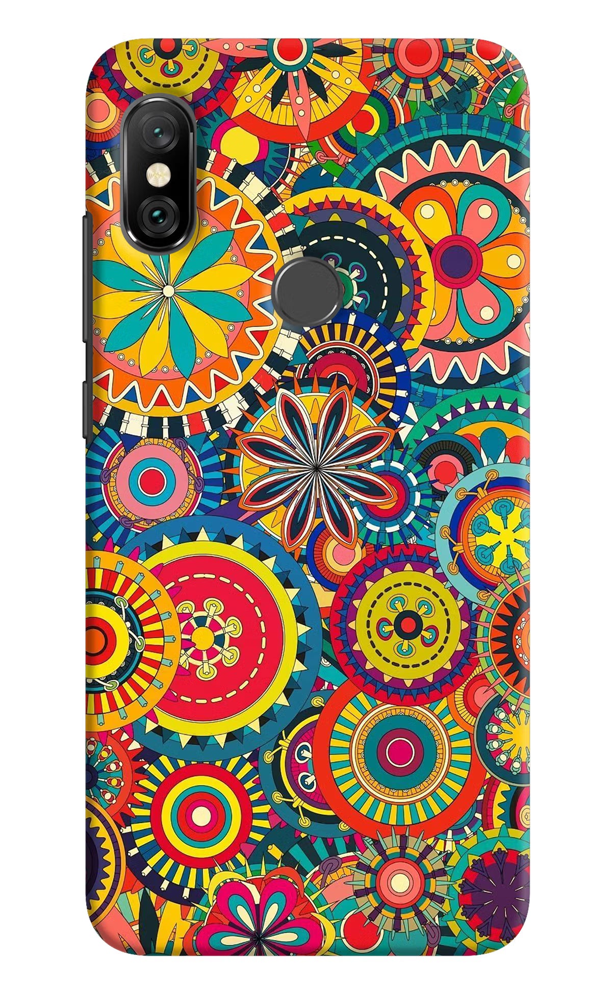 Gol Gol Art Redmi Note 6 Pro Hard Case Back Cover by Casekaro