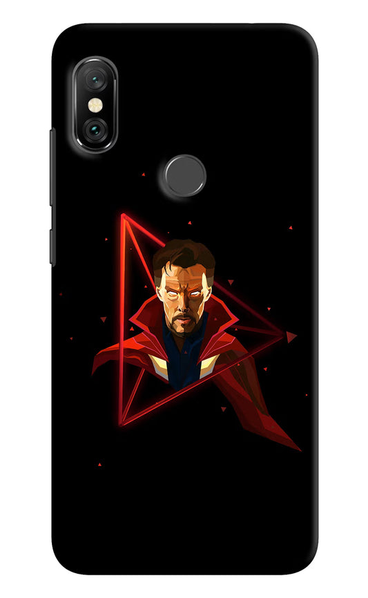 Doctor Ordinary Redmi Note 6 Pro Hard Case Back Cover by Casekaro