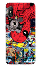 Spider Man Redmi Note 6 Pro Hard Case Back Cover by Casekaro