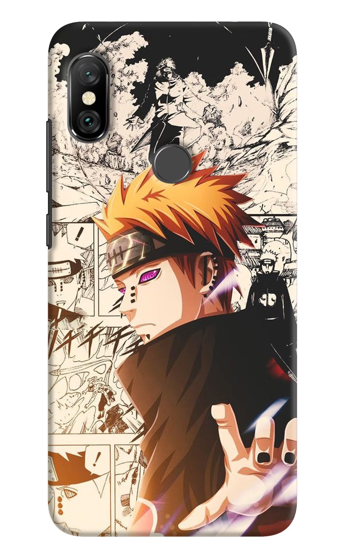Pain Anime Redmi Note 6 Pro Hard Case Back Cover by Casekaro