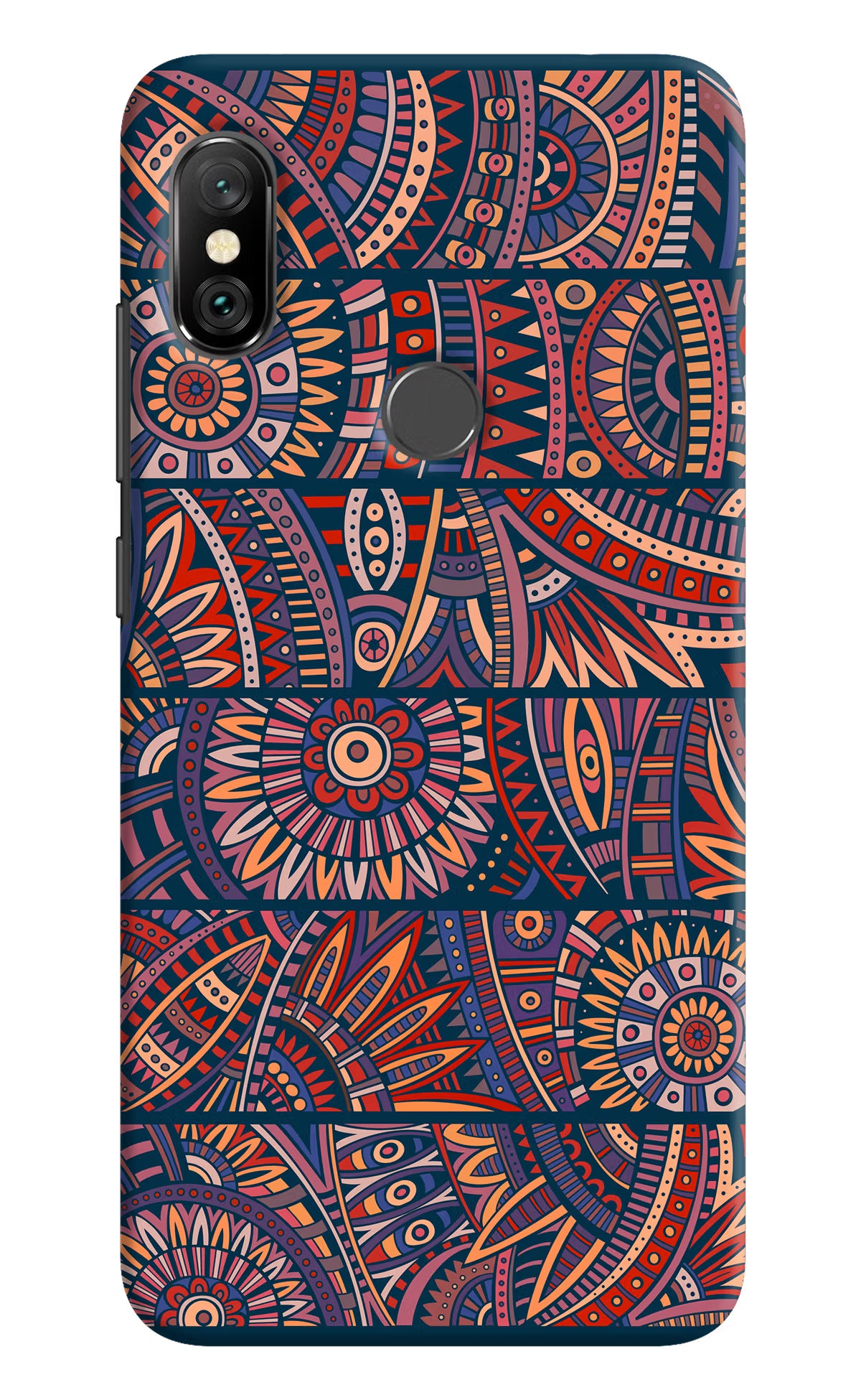 African Culture Design Redmi Note 6 Pro Hard Case Back Cover by Casekaro