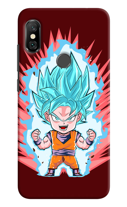 Goku Little Redmi Note 6 Pro Hard Case Back Cover by Casekaro