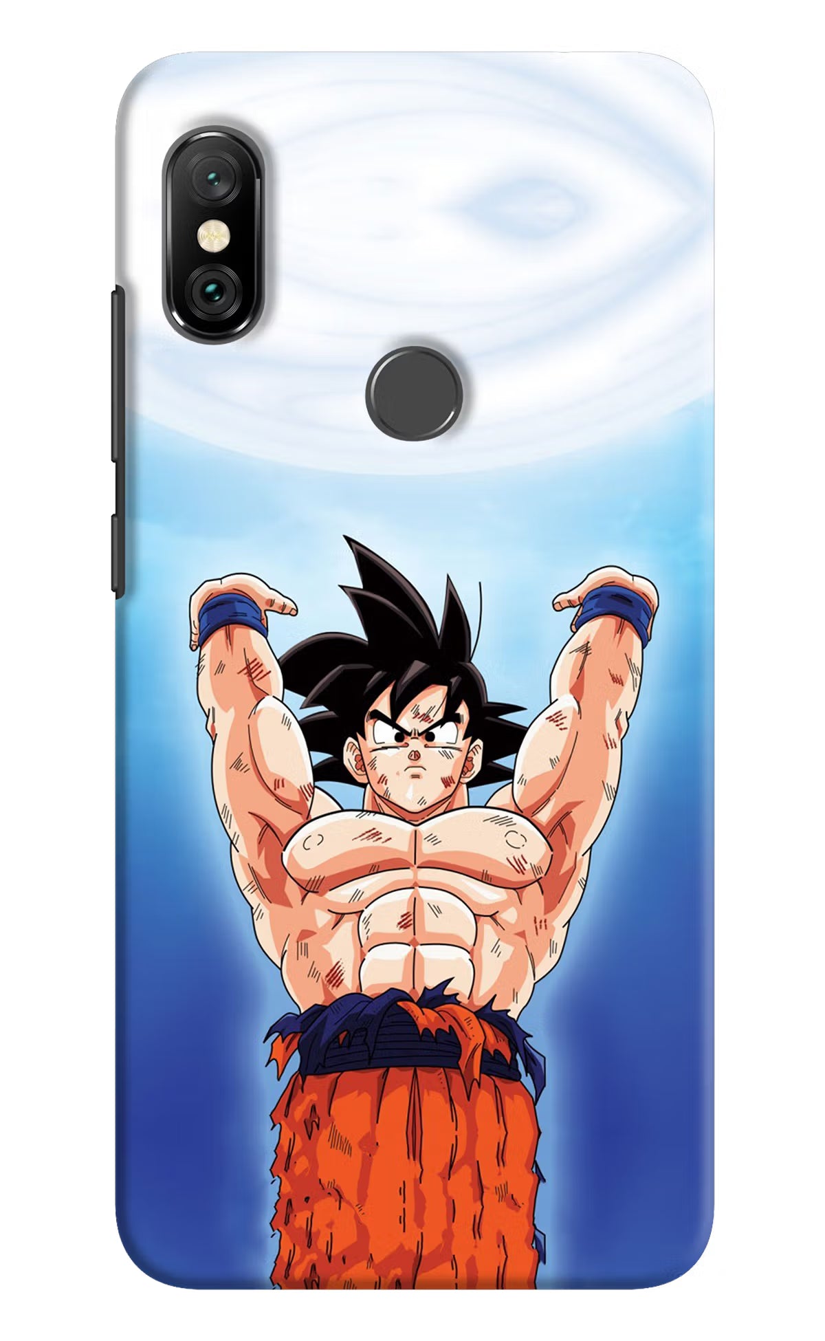 Goku Power Redmi Note 6 Pro Hard Case Back Cover by Casekaro