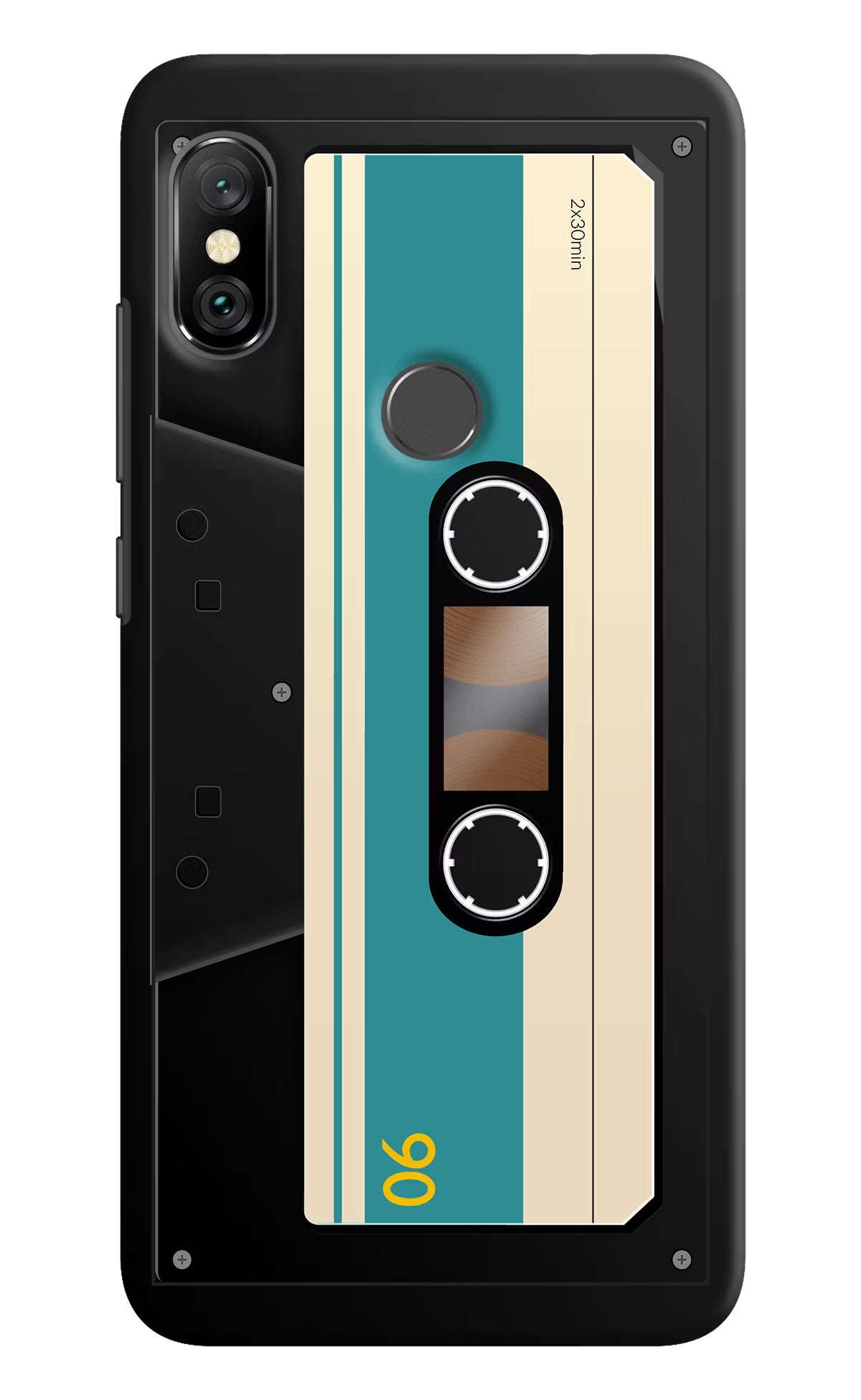 Cassette Redmi Note 6 Pro Hard Case Back Cover by Casekaro