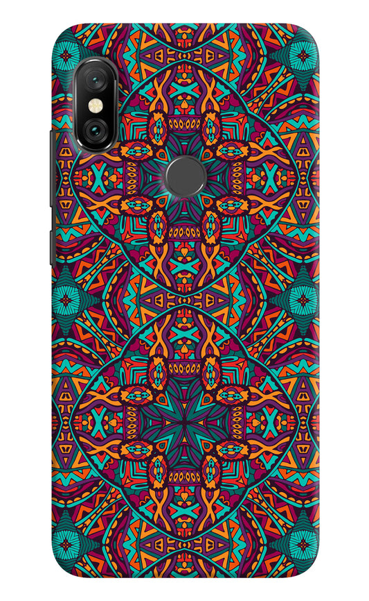Colour Mandala Redmi Note 6 Pro Hard Case Back Cover by Casekaro