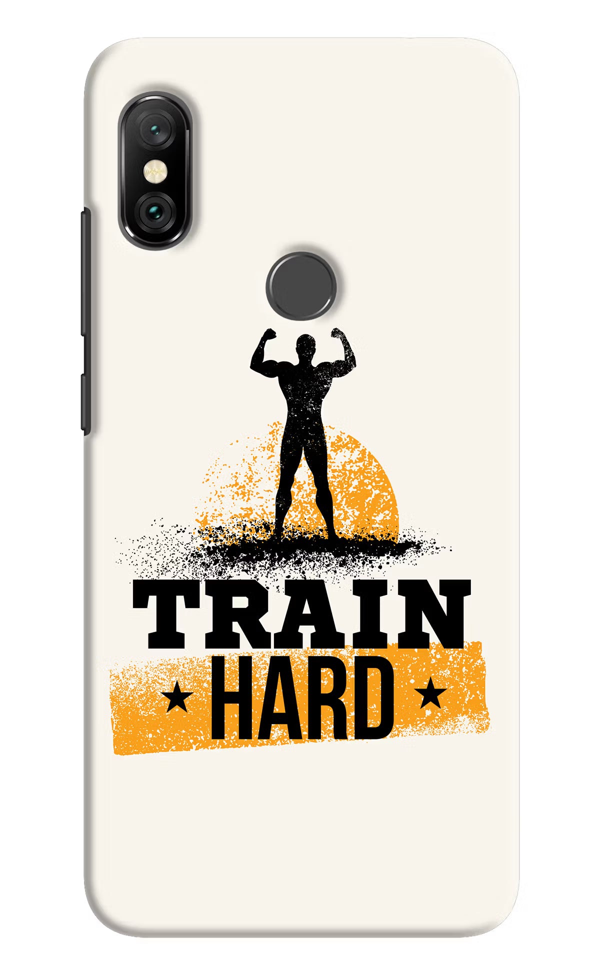 Train Hard Redmi Note 6 Pro Hard Case Back Cover by Casekaro