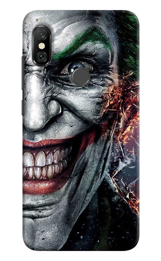 Joker Cam Redmi Note 6 Pro Hard Case Back Cover by Casekaro