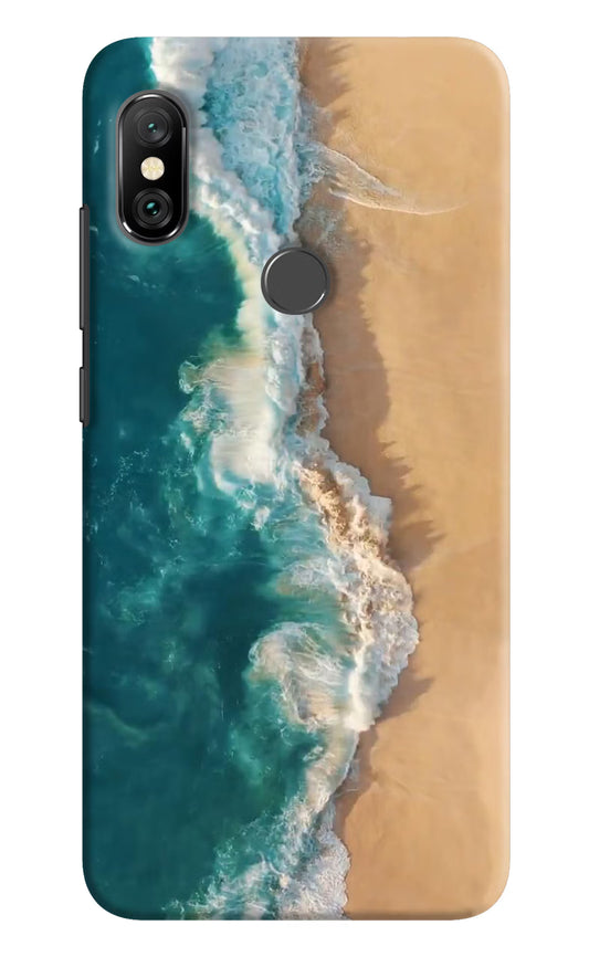 Ocean Beach Redmi Note 6 Pro Hard Case Back Cover by Casekaro