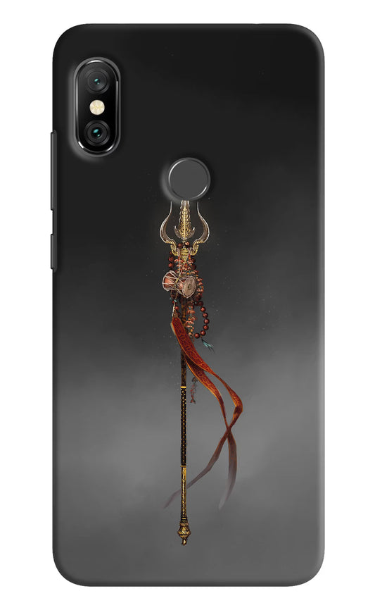 Shiv Trishul Redmi Note 6 Pro Hard Case Back Cover by Casekaro