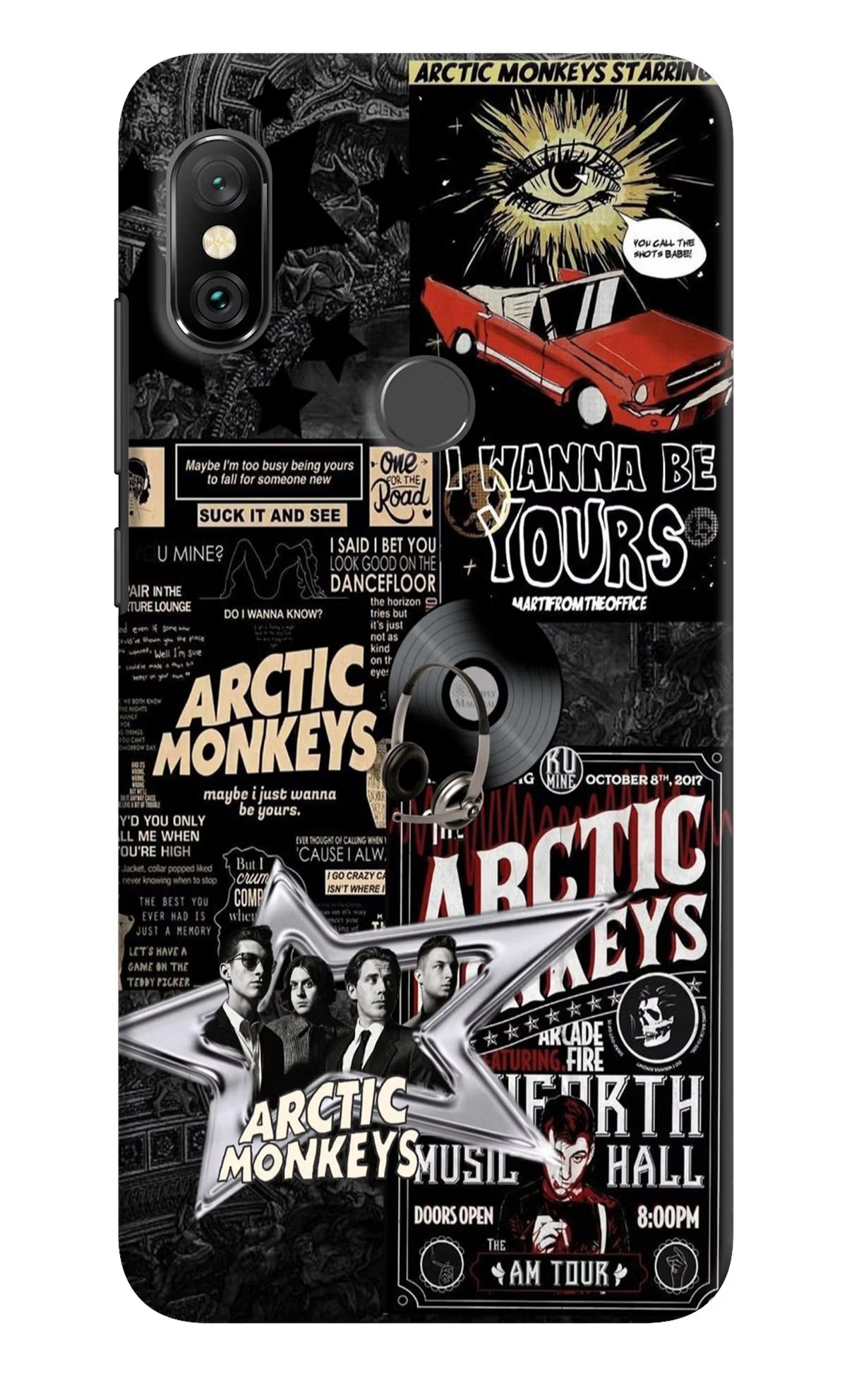 Arctic Monkeys Redmi Note 6 Pro Hard Case Back Cover by Casekaro