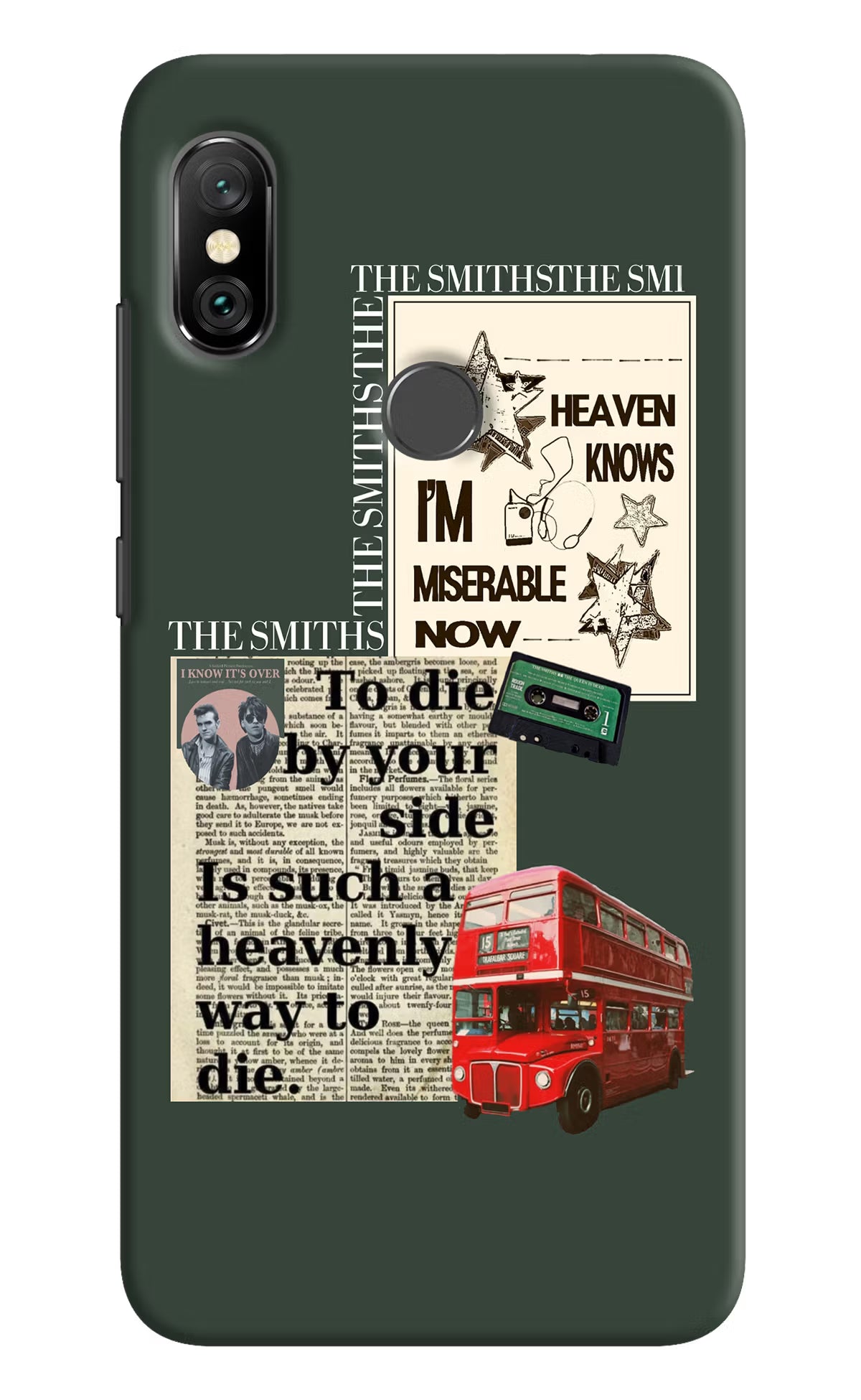 The Smiths Redmi Note 6 Pro Hard Case Back Cover by Casekaro