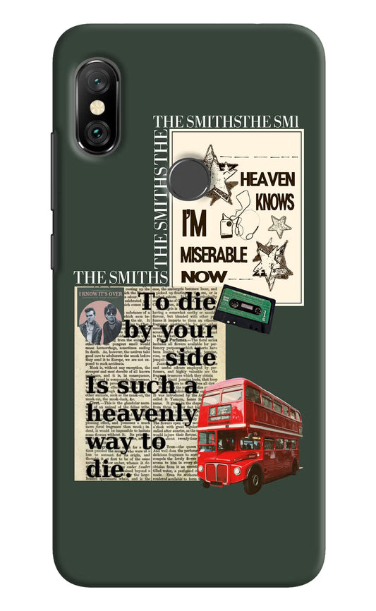 The Smiths Redmi Note 6 Pro Hard Case Back Cover by Casekaro