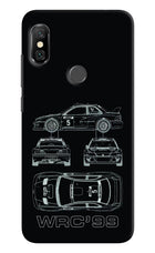 WRC'99 Redmi Note 6 Pro Hard Case Back Cover by Casekaro