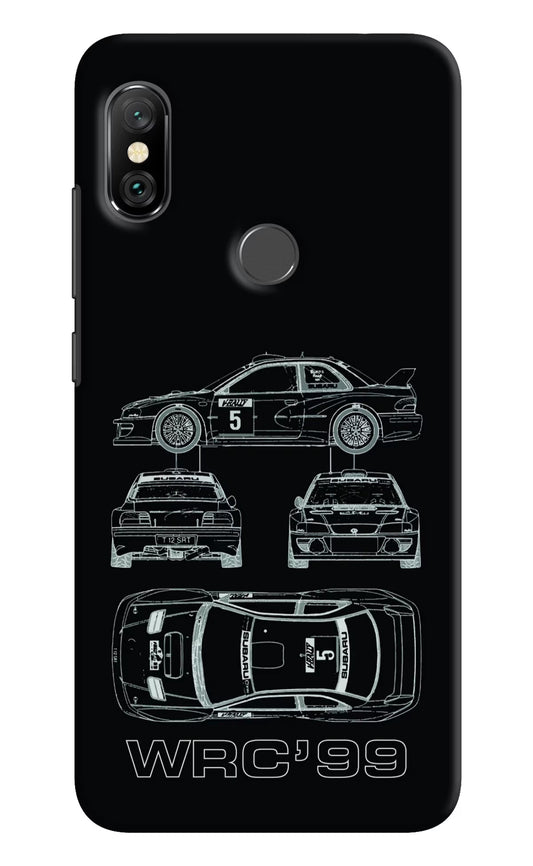 WRC'99 Redmi Note 6 Pro Hard Case Back Cover by Casekaro