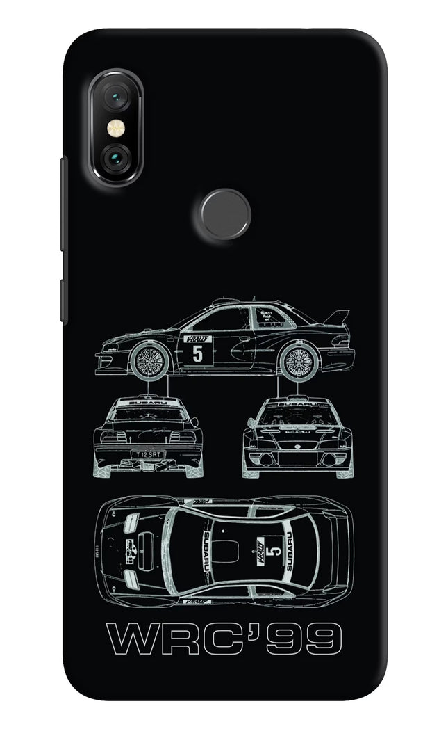 WRC'99 Redmi Note 6 Pro Hard Case Back Cover by Casekaro