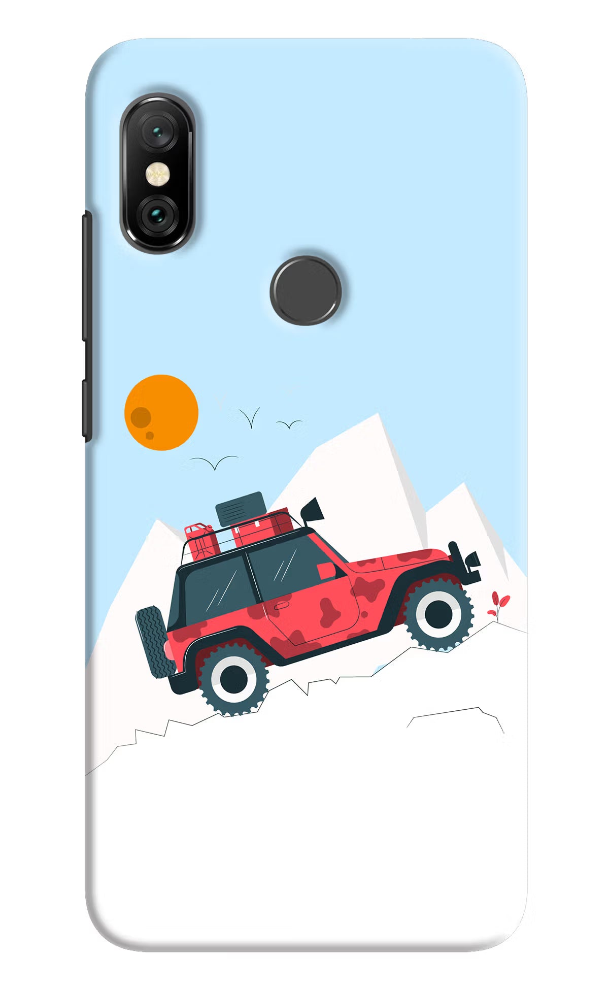Mountain Trail Beast Redmi Note 6 Pro Hard Case Back Cover by Casekaro