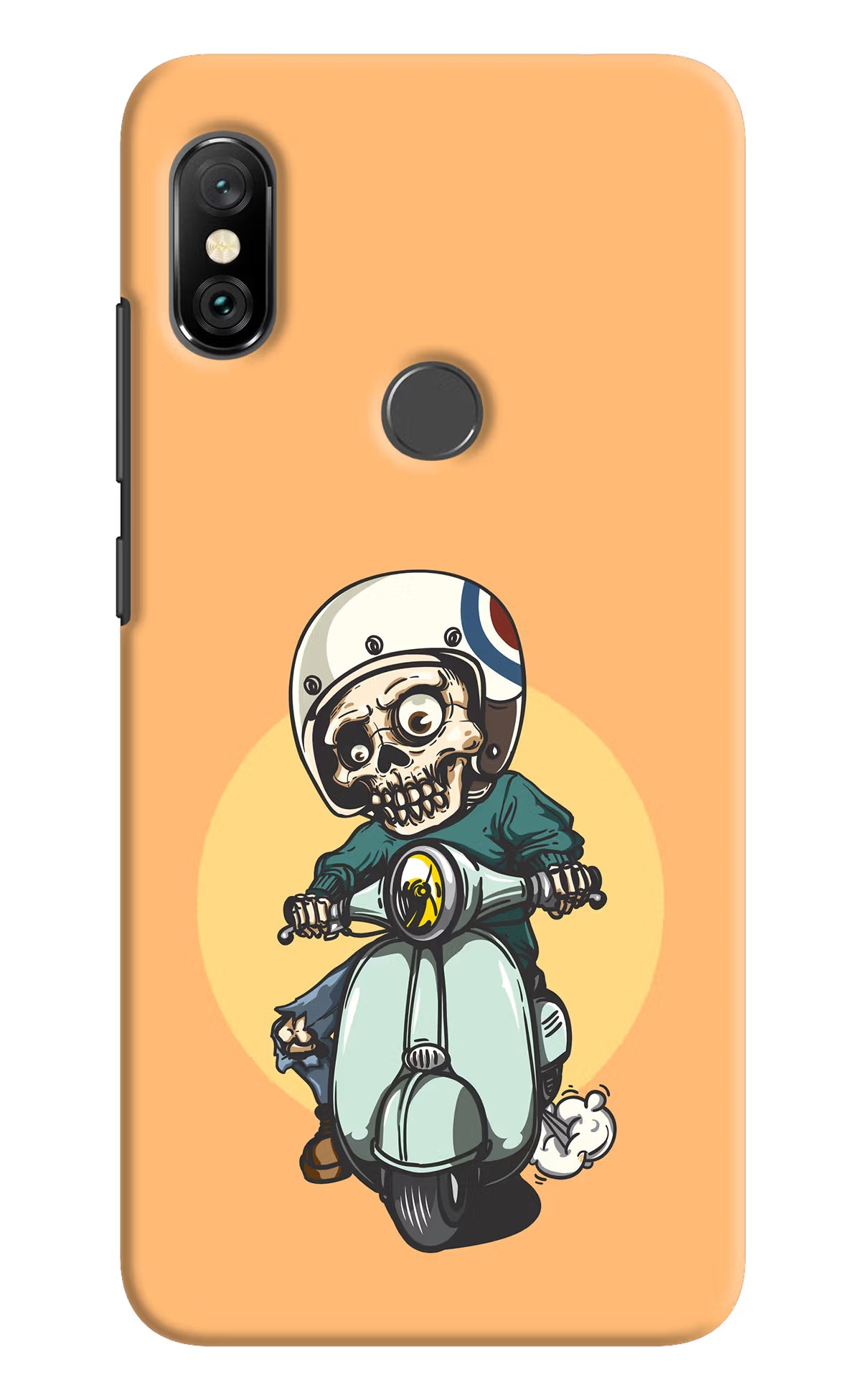 Undead Biker Redmi Note 6 Pro Hard Case Back Cover by Casekaro
