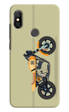 Vertical Speedster Redmi Note 6 Pro Hard Case Back Cover by Casekaro