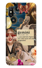 Gemini Zodiac Redmi Note 6 Pro Hard Case Back Cover by Casekaro