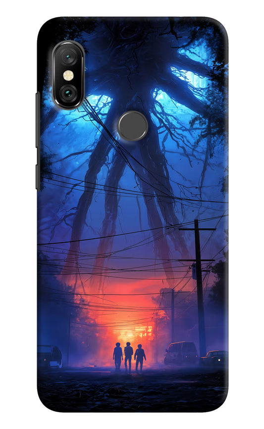 Ordinary Things Shadow Redmi Note 6 Pro Hard Case Back Cover by Casekaro