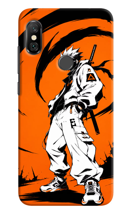 Street Samurai  Redmi Note 6 Pro Hard Case Back Cover by Casekaro