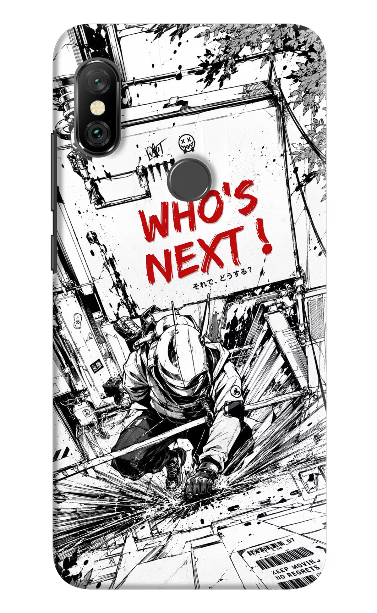 Who's Next Redmi Note 6 Pro Hard Case Back Cover by Casekaro