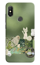 Aesthetic anime Redmi Note 6 Pro Hard Case Back Cover by Casekaro
