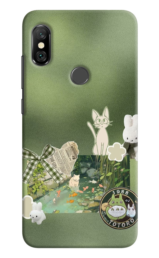 Aesthetic anime Redmi Note 6 Pro Back Cover