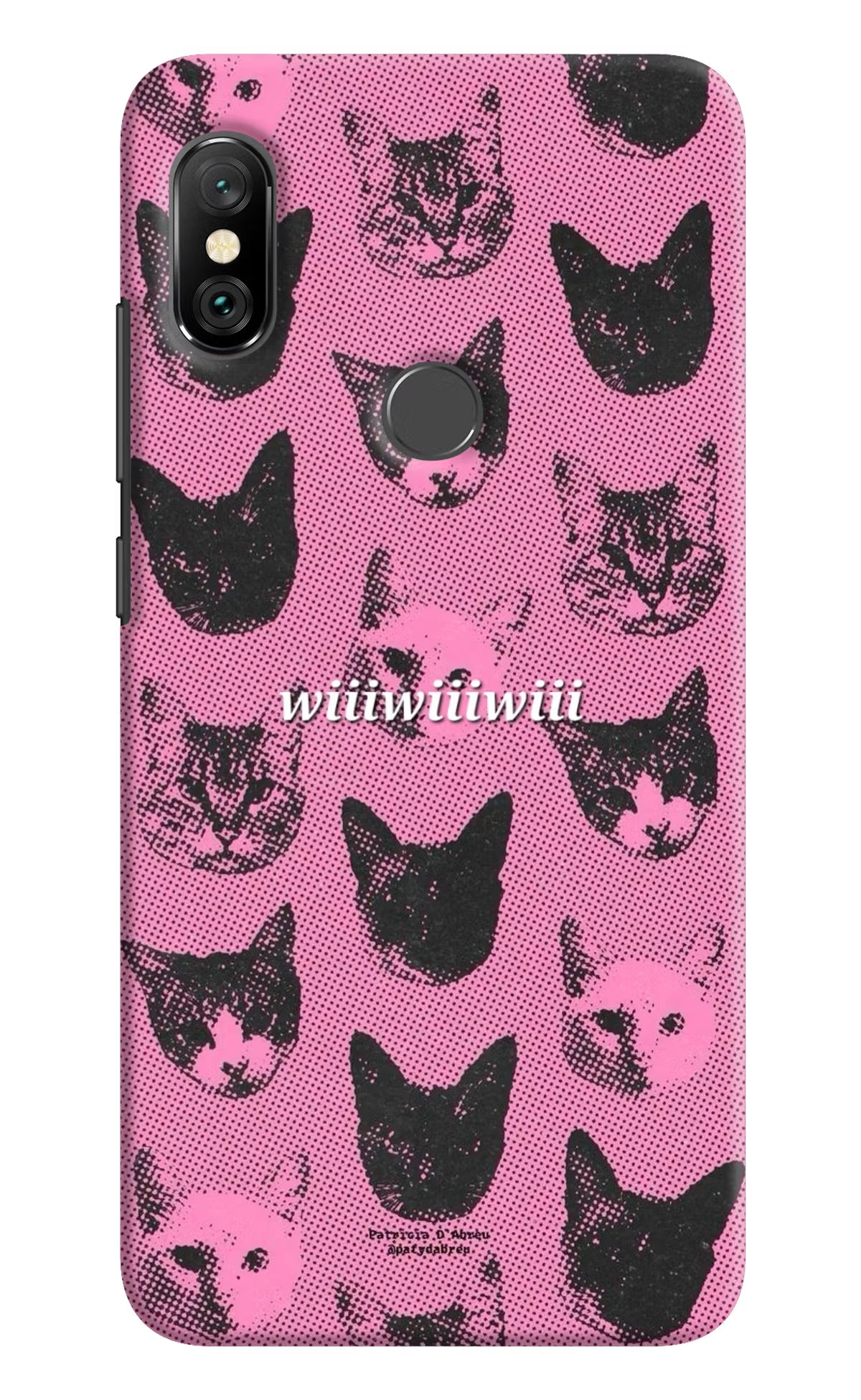 Pink Cats Redmi Note 6 Pro Back Cover