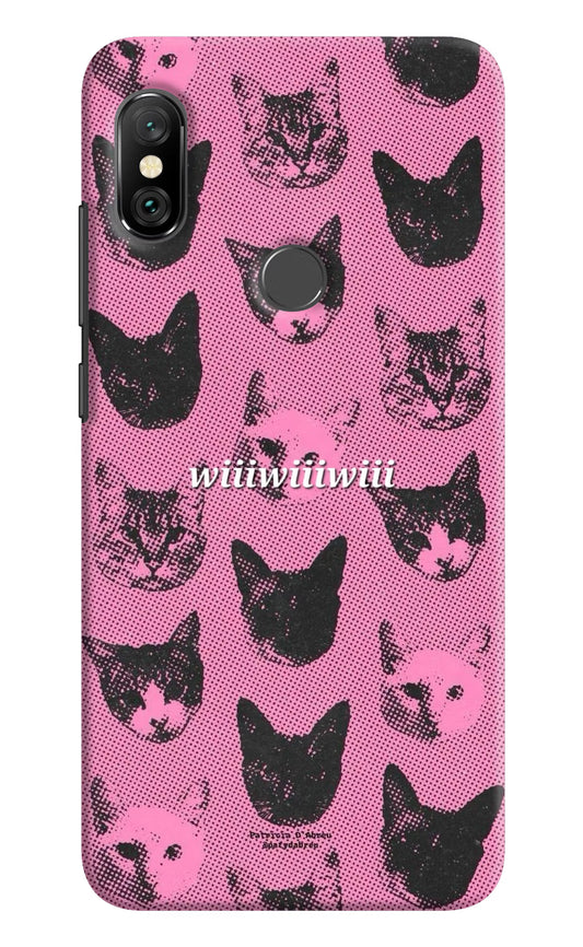 Pink Cats Redmi Note 6 Pro Back Cover