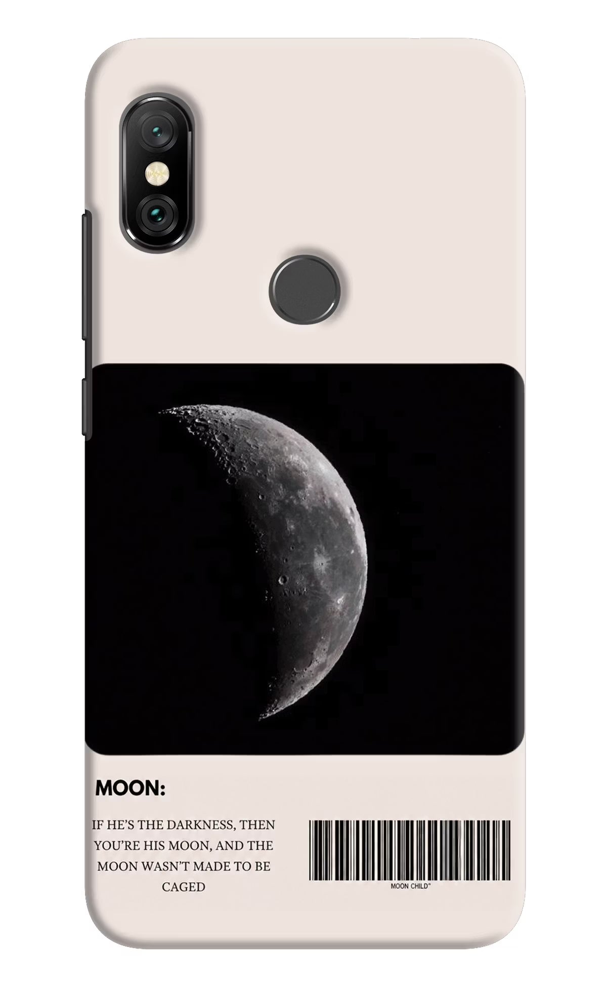 Moon Phase Redmi Note 6 Pro Back Cover