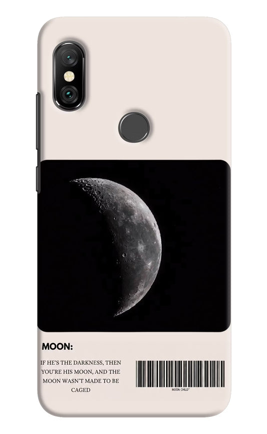Moon Phase Redmi Note 6 Pro Hard Case Back Cover by Casekaro