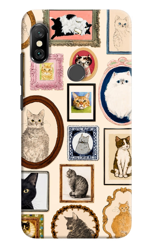 Mirror Cats Redmi Note 6 Pro Hard Case Back Cover by Casekaro