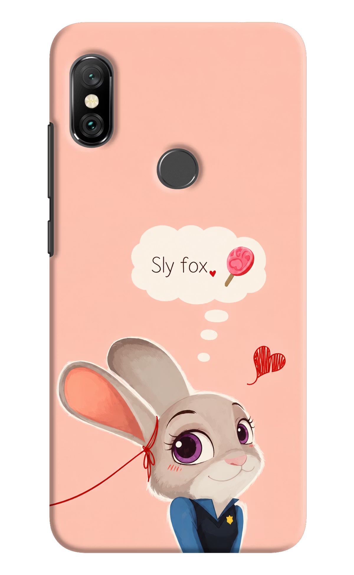 Judy Charm Redmi Note 6 Pro Back Cover