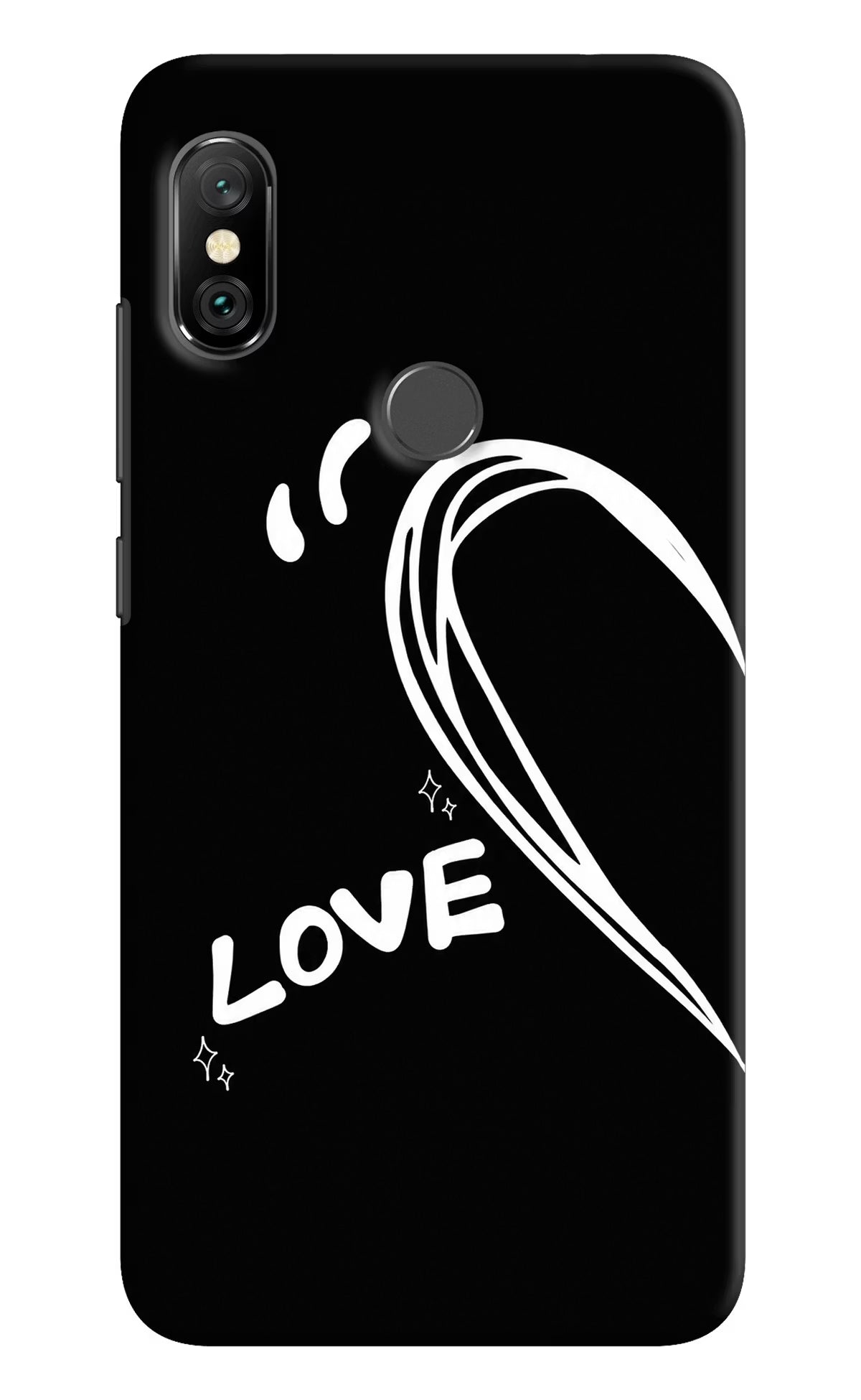 Love Line Redmi Note 6 Pro Back Cover