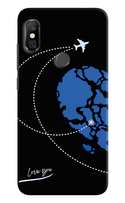 Love Orbit Redmi Note 6 Pro Hard Case Back Cover by Casekaro