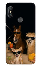 Party Squad Redmi Note 6 Pro Hard Case Back Cover by Casekaro