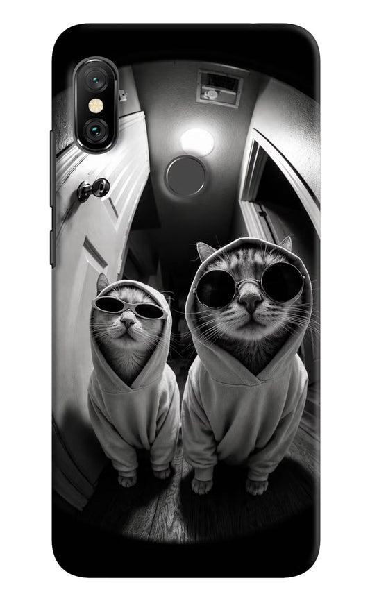 Hood Cats Redmi Note 6 Pro Hard Case Back Cover by Casekaro