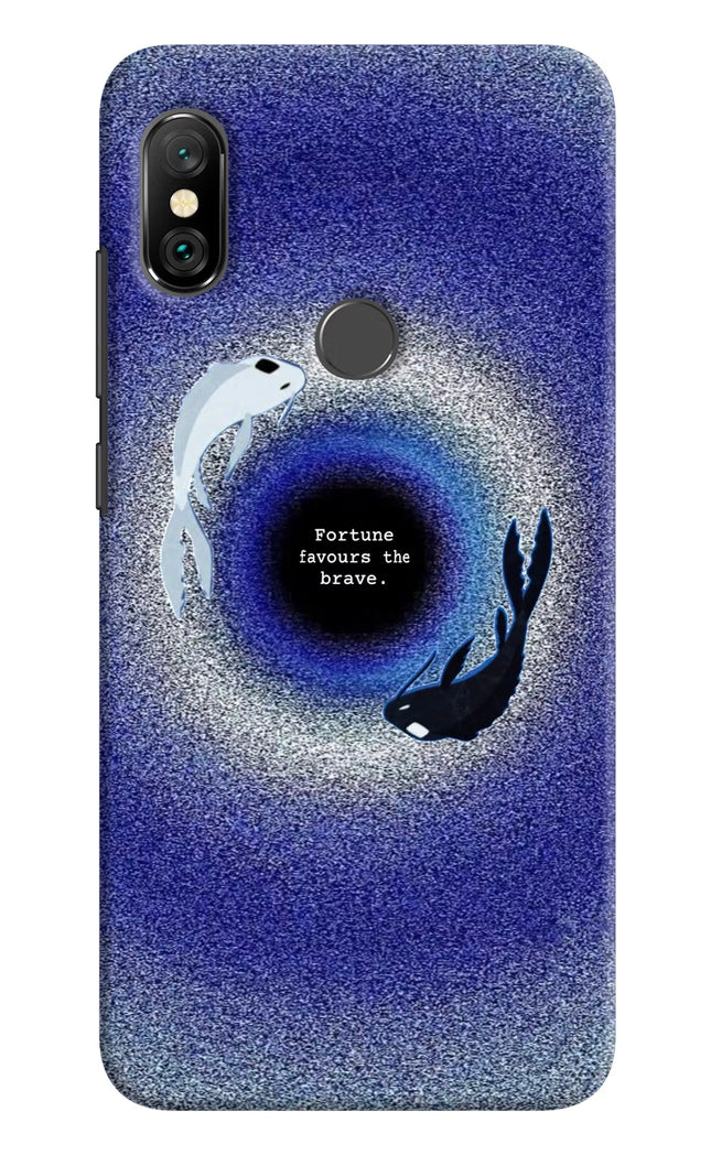 Dark Koi Redmi Note 6 Pro Hard Case Back Cover by Casekaro