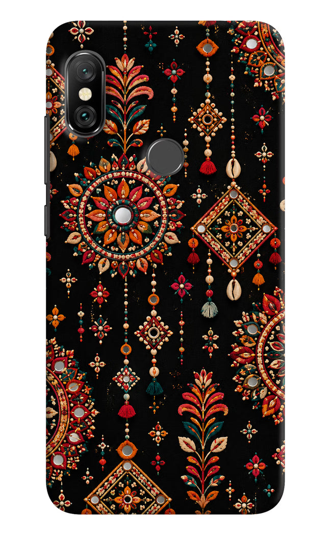 Boho Noir Redmi Note 6 Pro Hard Case Back Cover by Casekaro