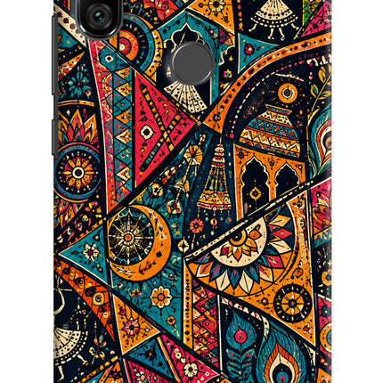 Folk Print Redmi Note 6 Pro Back Cover