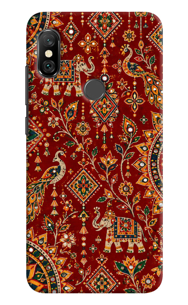 Laal Riwaaz Redmi Note 6 Pro Hard Case Back Cover by Casekaro