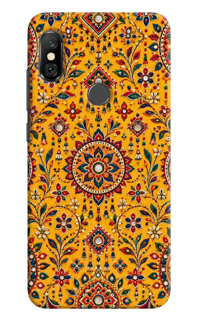 Sunlit Aura Redmi Note 6 Pro Hard Case Back Cover by Casekaro
