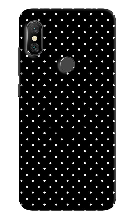 White Dots Redmi Note 6 Pro Pop Case by Casekaro